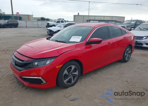 2021 Honda Civic Lx из США, поврежденный, VIN 2HGFC2F67MH556995